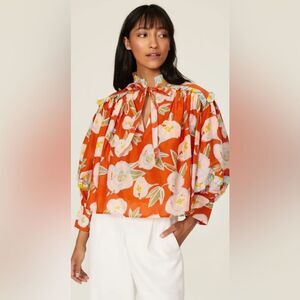 CAROLINA K Fiore Blouse Size Small Oversized